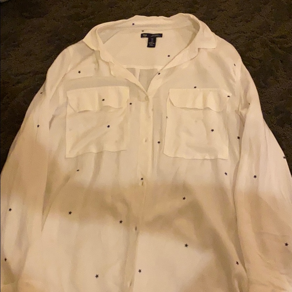 Gap Star Button Up Shirt